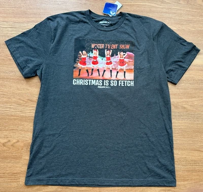 Camisa Mean Girls "Christmas is so Fetch" Winter Talent Show Adulto 2XL - Nova com etiquetas - Imagem 1 de 4