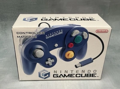 Official OEM Nintendo GameCube Controller Indigo Clear DOL-003 EU Box Brand New - Image 1 of 4