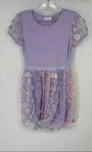 Place Girls Multicolor Floral Short Sleeve Fit & Flare Dress Size L (10/12) - Picture 1 of 7