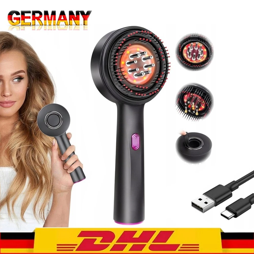 Massageboy Haarbürste – 8 Cm Durchmesser, Made In Germany, Rot, Seit 1924