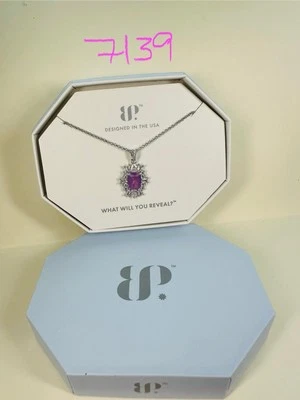 NUEVO EN CAJA Collar Bomb Party 18" RBP8836 Fueled Passion LC Púrpura Calcedonia Rodas. Pl Foto 1 de 4