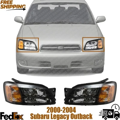 Subaru Legacy Outback 2000–2004 / Baja 2003–2006 Headlights RH & LH | Halogen - Image 1 of 4