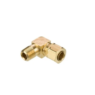 PARKER 269CA-6-4 BRASS 90 Degree Elbow Fittings 3/8" OD x 1/4" Thread (5PK) - Image 1 of 4