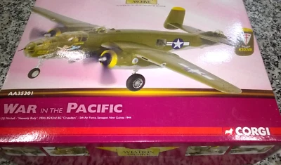 Corgi   1/72  USAF  B-25J Mitchell "Heavenly Body " Crusaders New Guinea 1944 - Image 1 of 4