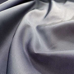 Suit Jacket Lining Fabric - Blue Diagonal Twill Stripe - Satin Lining Fabric - Picture 1 of 5