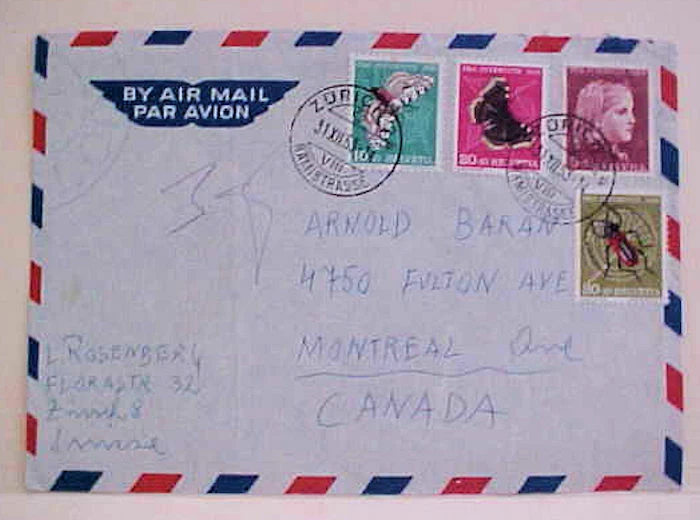 MARIPOSA SUIZA #B227-30 cat. $9.00 A Canadá Foto 1 de 1