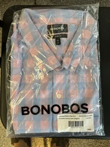 Bonobos Shirt Gingham 4XL 4X XXXXL - Picture 1 of 2