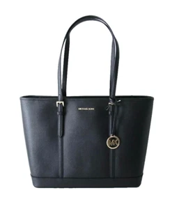 MICHAEL KORS TASCHE Shopper JET SET TRAVEL LG TZ SHLDR Tote schwarz - Bild 1 von 6