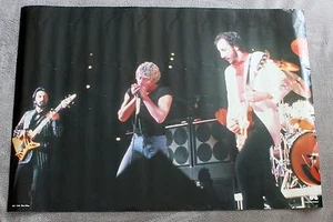 The WHO LIVE Concert 1980s Roger Daltrey Pete Townshend Holland Poster RO 116 VG - Bild 1 von 1