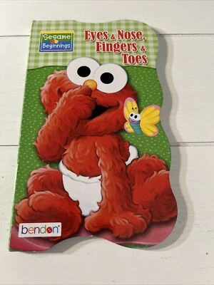 Bendon Sesame Beginnings Eyes & Nose, Fingers & Toes Board Book - New - Image 1 of 2