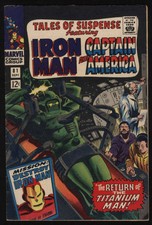 Tales Of Suspense #81 Fine 6.0 CR/OW Pgs Iron Man Captain America Marvel