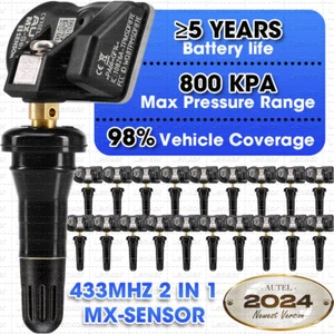 Autel TPMS MX-Sensor 315MHz 433MHz Universal Programmable Tire Pressure Sensors - Picture 1 of 20