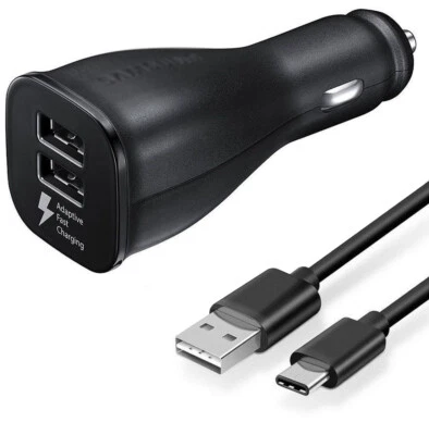 Cargador de coche de carga rápida y cable USB a tipo c OEM para Samsung Galaxy S21 S6 S7 Foto 1 de 4