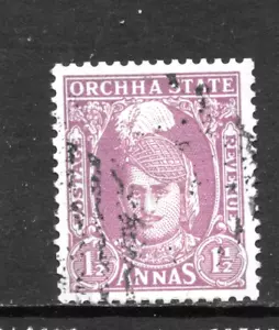 1939-42 ORCHHA, ORCHA,SG36 CAT £200 FINE USED, 1.5 A, KGVI,INDIA,INDIAN STATES - Picture 1 of 1