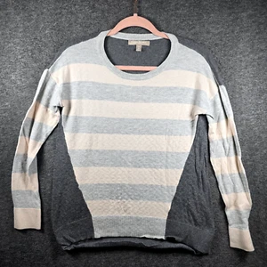 Banana Republic camicia manica lunga donna XS maglione leggero a righe - Foto 1 di 8