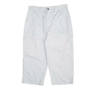 BILLBLASS Quarter Length Chino Trousers Cotton Blue Womens 16 - Picture 1 of 7
