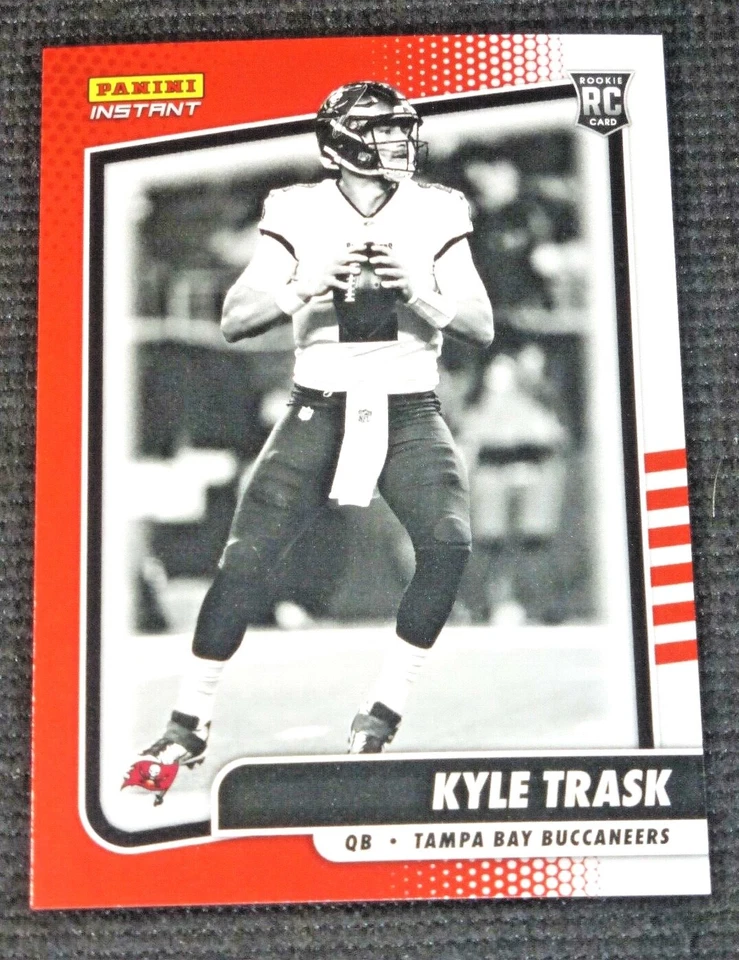 2021 Panini Instant Black & White Rookie RC~Kyle Trask BW20 Tampa Bay Buccaneers - Image 1 of 1