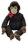 Vintage Merrythought Monkey Chimpanze Teddy Original Stuffed Toy  With Label