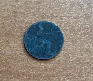 1886 Großbritannien 1/2 Half Penny bg - Bild 1 von 2