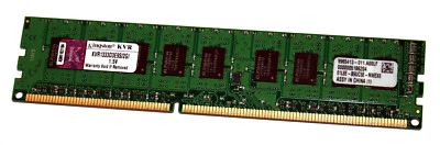 2 GB DDR3 RAM 240-pin PC3-10600E ECC-Memory 'Kingston KVR1333D3E9S/2GI'  9965413 - Imagen 1 de 2