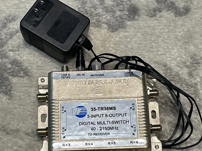 Genuine Trunkline JVI (35-TR38MS) Satellite Digital 8 Way Multi Switch - Image 1 of 4