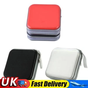 40pcs Capacity Disc CD DVD Wallet Storage Organizer Case Holder(Red) UK - Afbeelding 1 van 10