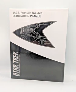Placa Dedicación Eaglemoss: U.S.Franklin - Nueva y Sellada - Imagen 1 de 3