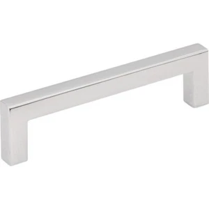 (10)-Elements Stanton 4-1/8" Long Polished Chrome Square Cabinet Pull 625-96PC - Picture 1 of 1