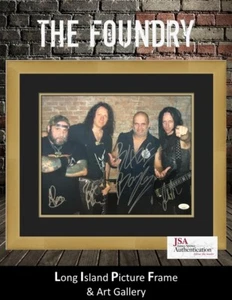 The Foundry Full Band Signed Photograph Custom Framed JSA - Picture 1 of 8