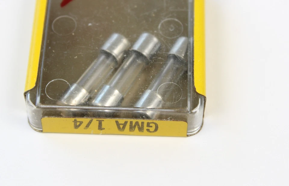 Paquete de 3 fusibles Bussmann GMA 1/4 Foto 1 de 1