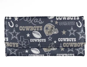 Dallas Cowboys Wallet PU Leather Unisex Hand Purse Clutch Wallet Gift US Stock - Picture 1 of 1
