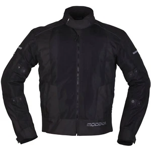 Hombre Chaqueta de Moto L - Modeka Veo Air - Verano Textil Malla Negro - Imagen 1 de 4