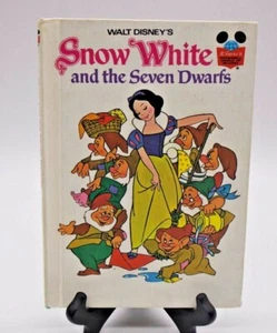 Walt Disney Snow White and the Seven Dwarfs HC 1973 Wonderful World of Reading - Picture 1 of 3