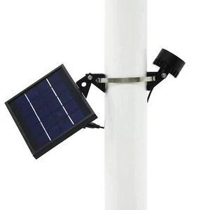 Mini 120X Solar Flag Pole Light - Picture 1 of 9