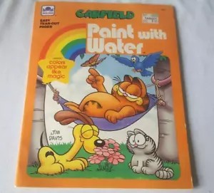 Vintage Golden Books Garfield Paint with Water - Picture 1 of 7