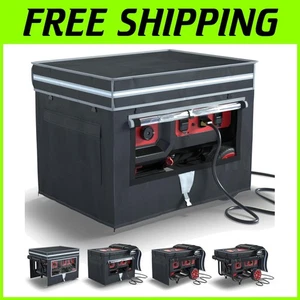 Cubierta de generador impermeable de doble función para generadores 3000W-12000W, 32x24x24 - Imagen 1 de 11