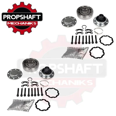 Jeep Wrangler JK 2007-2018 ambos extremos eje de transmisión juntas CV 8 orificios 35 estrías Foto 1 de 2