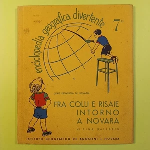 ENCICLOPEDIA GEOGRAFICA DIVERTENTE 7 SERIE PROVINCIA DI NOVARA DEAGOSTINI 1940 - Imagen 1 de 1