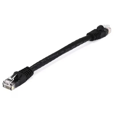 Monoprice Ethernet Cable,Cat 5e,Black,0.5 ft. 4974 Monoprice 4974 844660049746 - Image 1 of 3