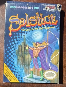 Solstice: The Quest for Staff of Demnos NES Nintendo Komplett Box CIB - Bild 1 von 8