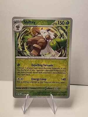 Shiftry 005/162 SV05: Temporal Forces Reverse Holo Pokémon TCG NM  - Image 1 of 2
