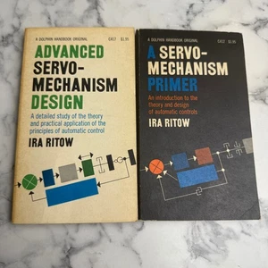 Advanced Servo-Mechanism Design & Primer 1st Ed. by Ira Ritow Dolphin Books Set - Picture 1 of 11