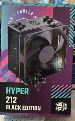 Cooler Master Hyper 212 Black Edition CPU Air Cooler with LGA1700 Bracket Black - Image 1 of 3