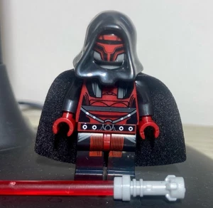 NEW STAR WARS Darth Revan Custom Lego Minifigure with Lightsaber - Picture 1 of 5