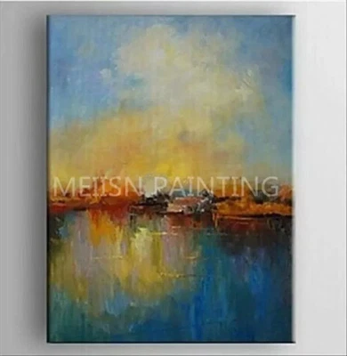 ZOPT0999 encantador 100% hecho a mano pintado abstracto moderno pintura al óleo arte lienzo Foto 1 de 2