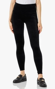 Spanx Velvet Leggings Slimming Shaping Stretch Ready to Wow Black Small NWT $98 - Picture 1 of 3