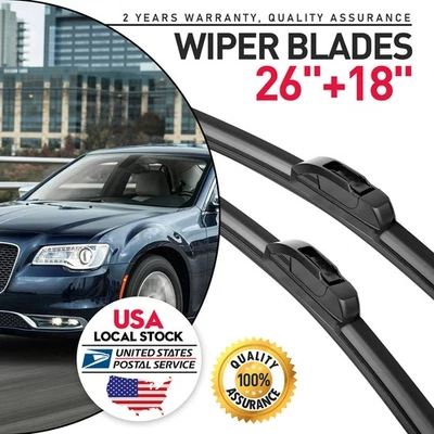 Front Windshield Wiper Blades For SUBARU Legacy Outback 2010-2015 26" 18" - Image 1 of 4