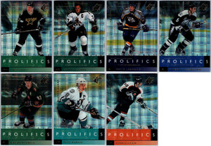 1999-00 UPPER DECK SPX PROLIFICS INSERT CARDS - PICK SINGLES - FINISH SET Rare
