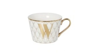 Alphabet Mug -Fox & Ivy Deco Alphabet Mug- Initial  "W" - Picture 1 of 3