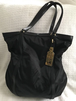 Bolso de Mano HENRI BENDEL Negro Nylon/Cuero-BONITO Foto 1 de 4